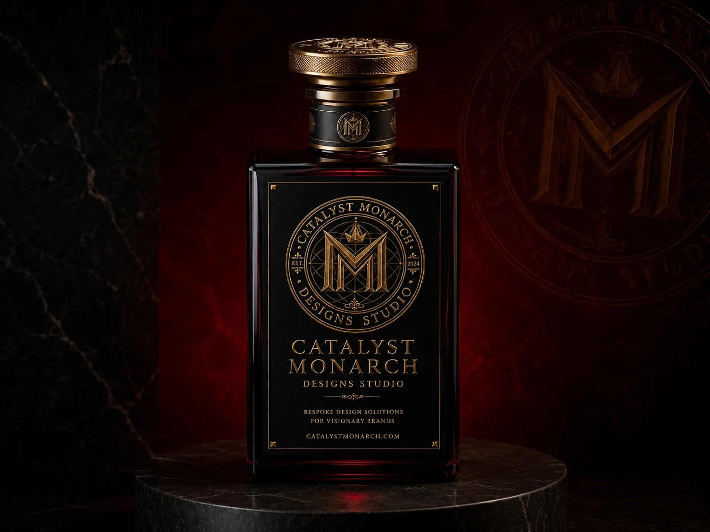 Monarch bottle and label product identity study